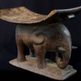 Art Africain - Ancien Tabouret Akan - Côte d'Ivoire