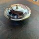 Vintage stainless steel vegetable dish AR CAS 18/10 – brass handles