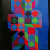 Poster original Olympic Games of Munich 72 Vasarely