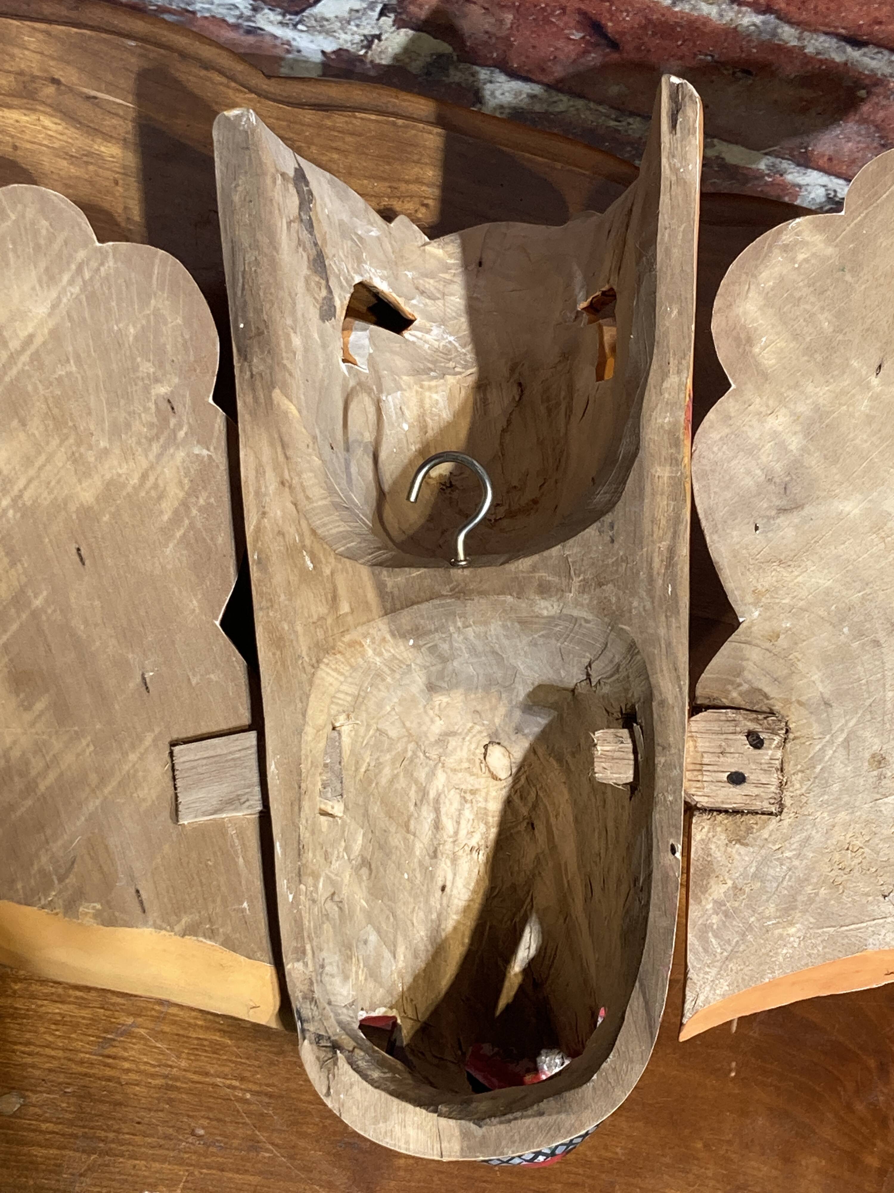 South America wooden wall mask