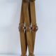 Vintage pine accordion coat rack