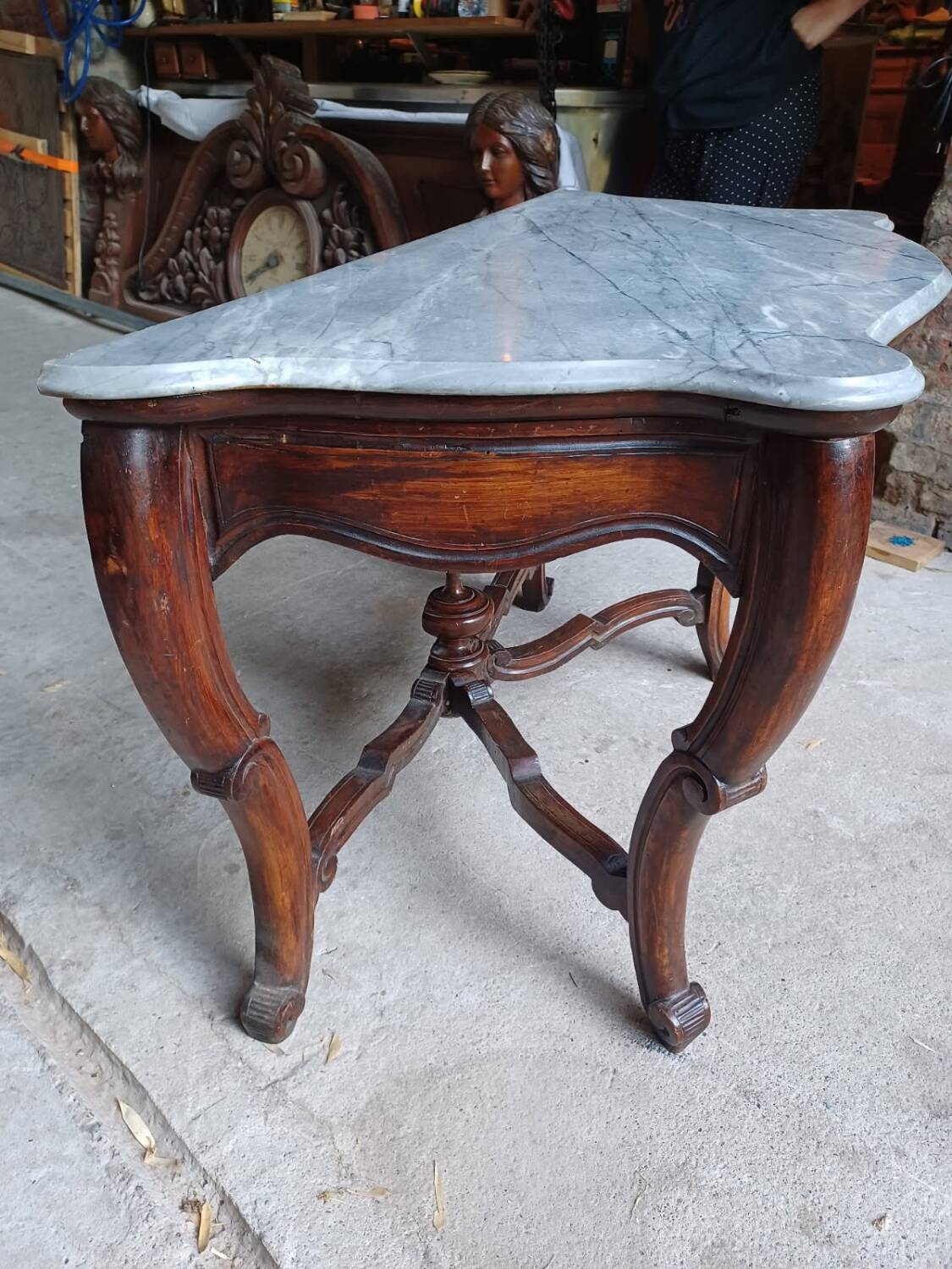 Curved console table - Napoleon III