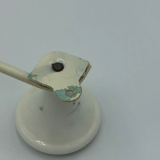 Vintage hook white and chrome