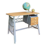 Vintage wicker desk