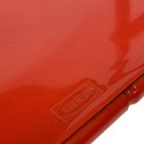 Vintage TED Folding Chair Design by Niels Gammelgaard 1980s Ikea in Red