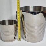 Letang Rémy stainless steel champagne cooler and ice bucket from the 80s
