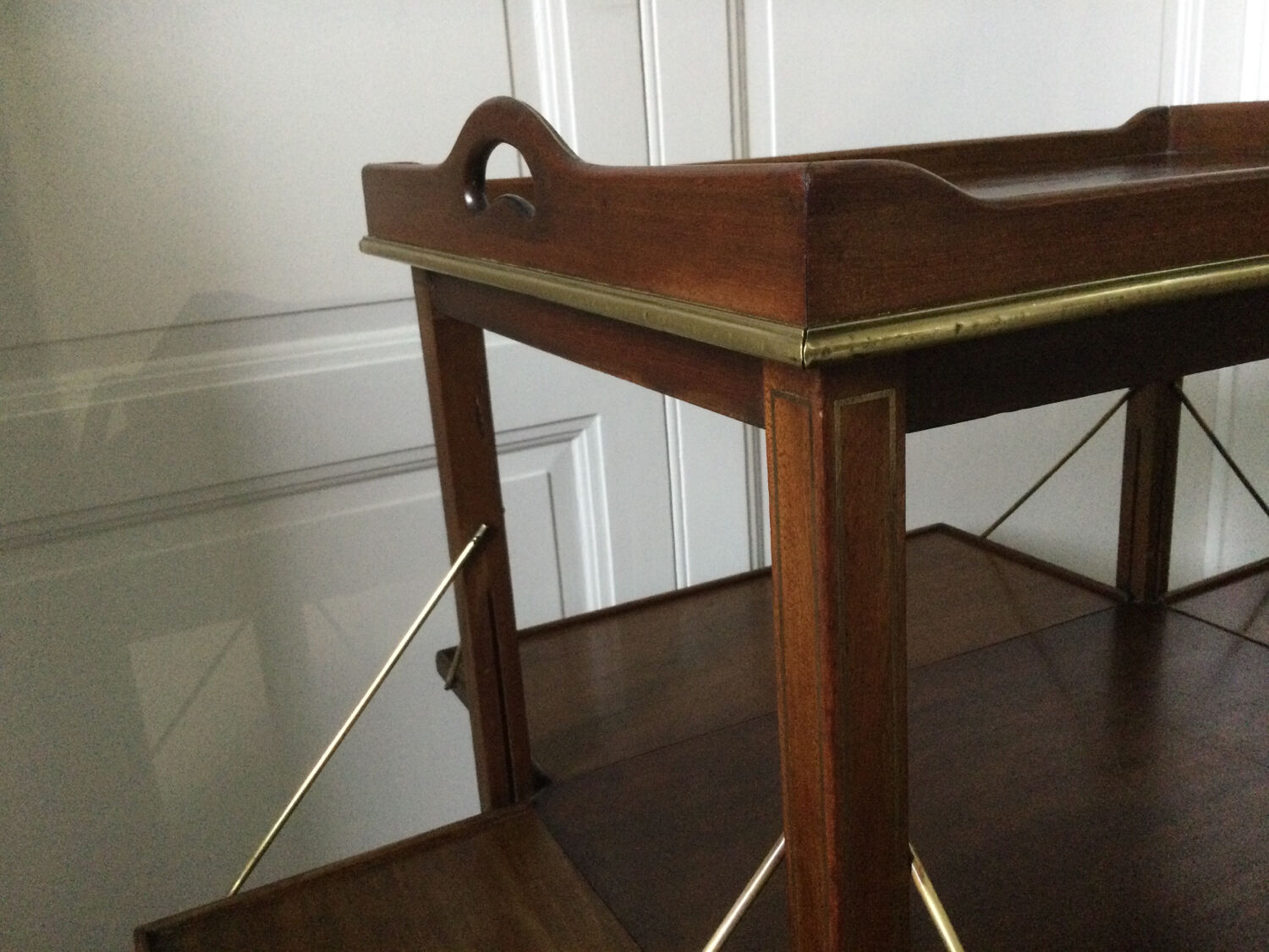 Modular coffee table 1900 mahogany