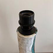 Asymmetrical ceramic lamp Vallauris France 1950, signed, unique