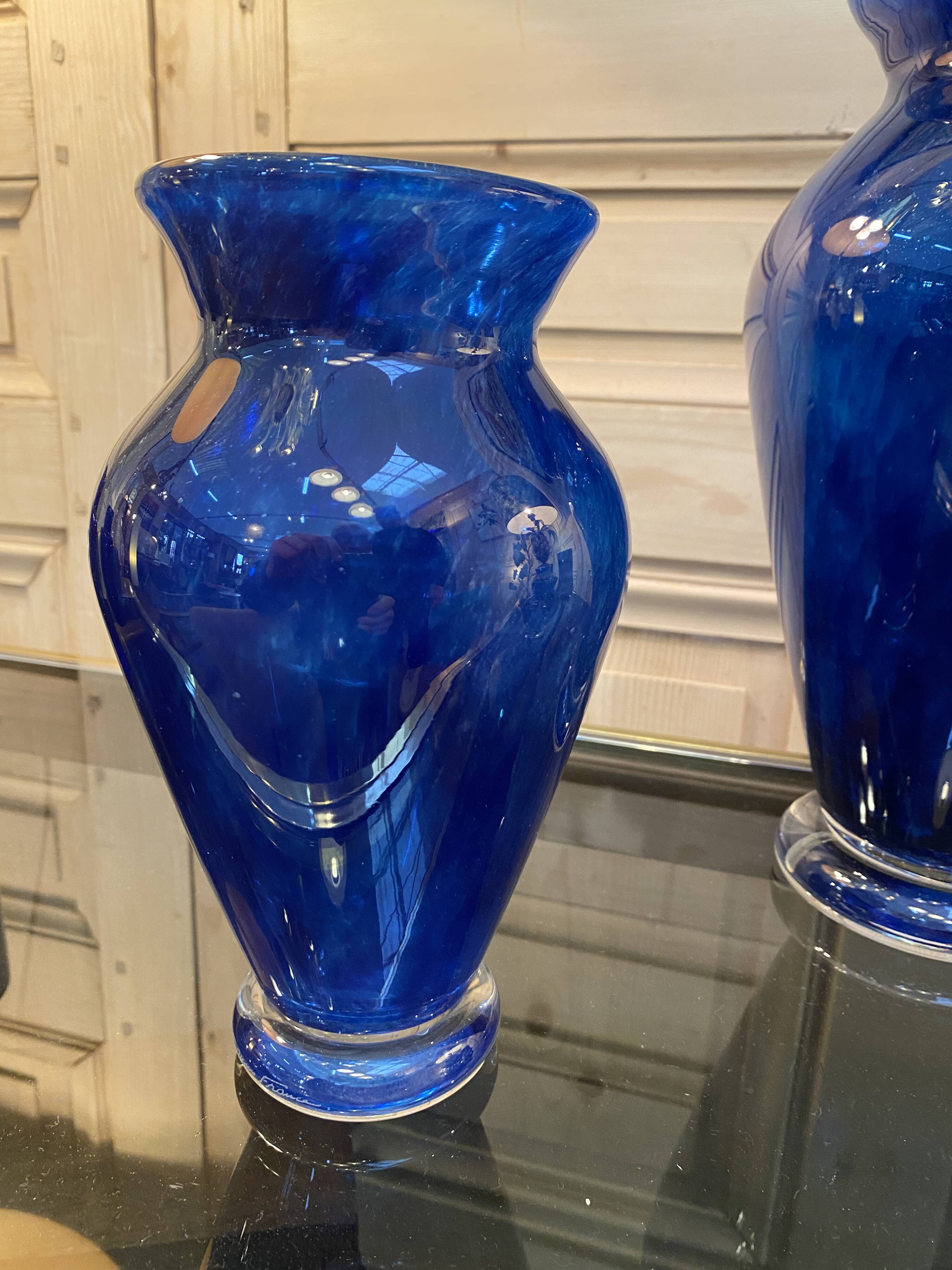 Daum series of three vases