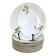 Set of 8 Antique Dessert Plates in Paris Porcelain – Tableware V