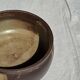 A small stoneware bowl, brown exterior, speckled grey interior D15
