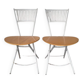 2X chaises pliantes vintage de Fly Line (ensemble)