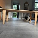 table basse chêne massif brut-Danemark années 70/80