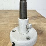 Grey Industrial Workshop Gooseneck Table Lamp, 1960s