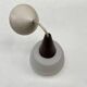 Teak and opaline pendant light from the 60s by Louis Kalff for Philips