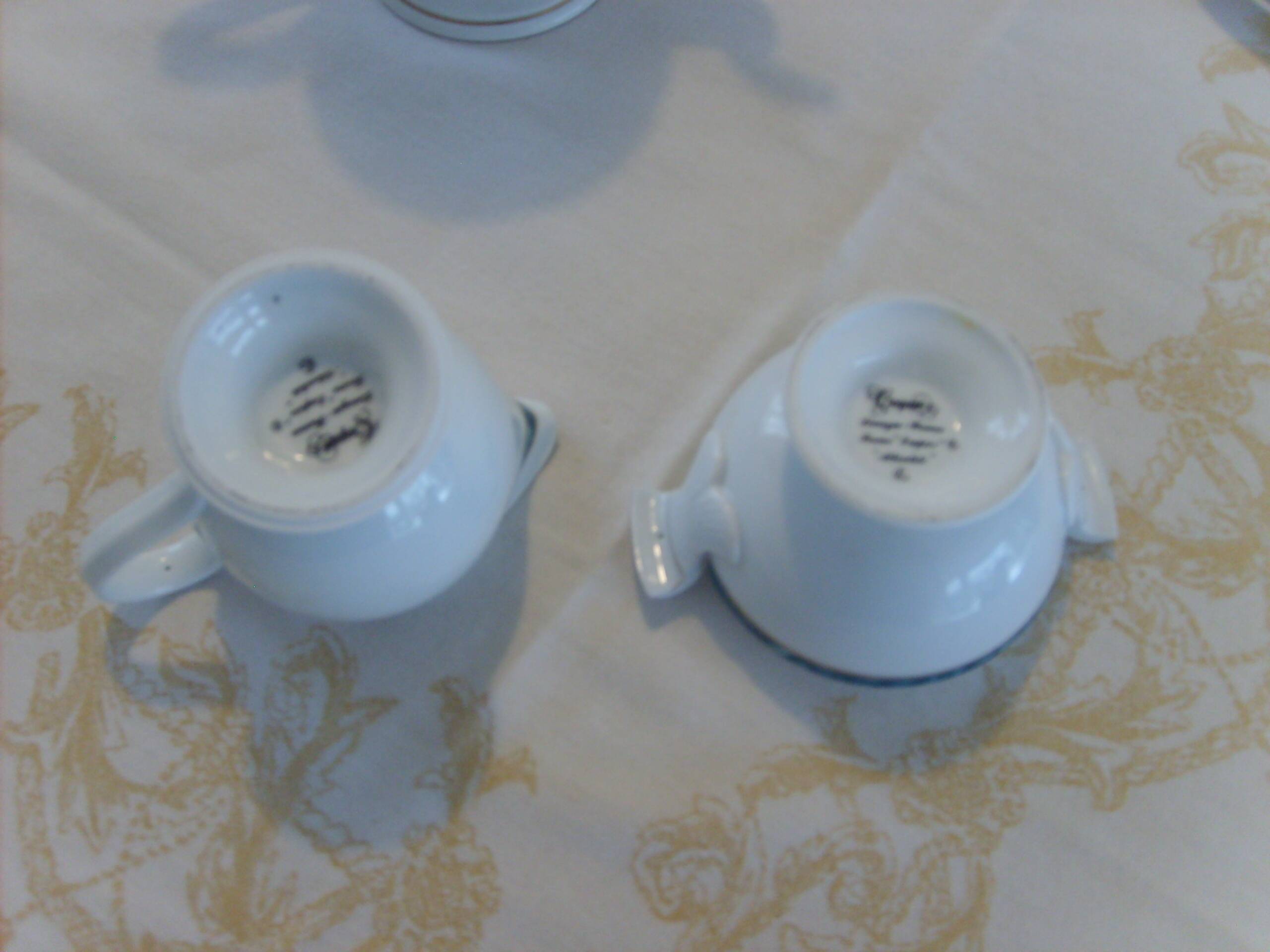 Atlantide café service - Limoges porcelain JL Coquet