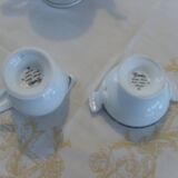 Atlantide café service - Limoges porcelain JL Coquet