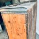 Wood and zinc cabinet