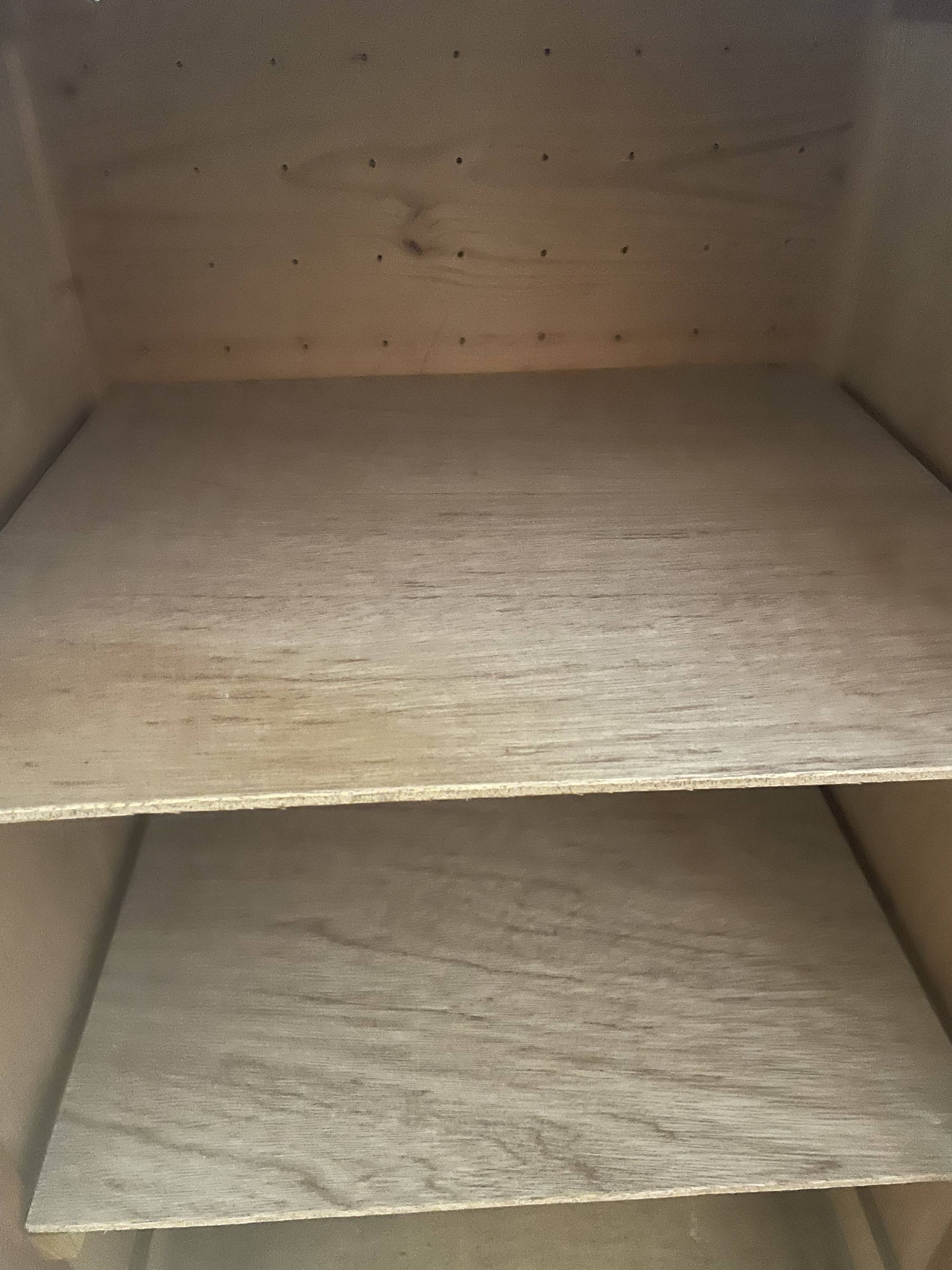 Vintage wooden display cabinet 260225