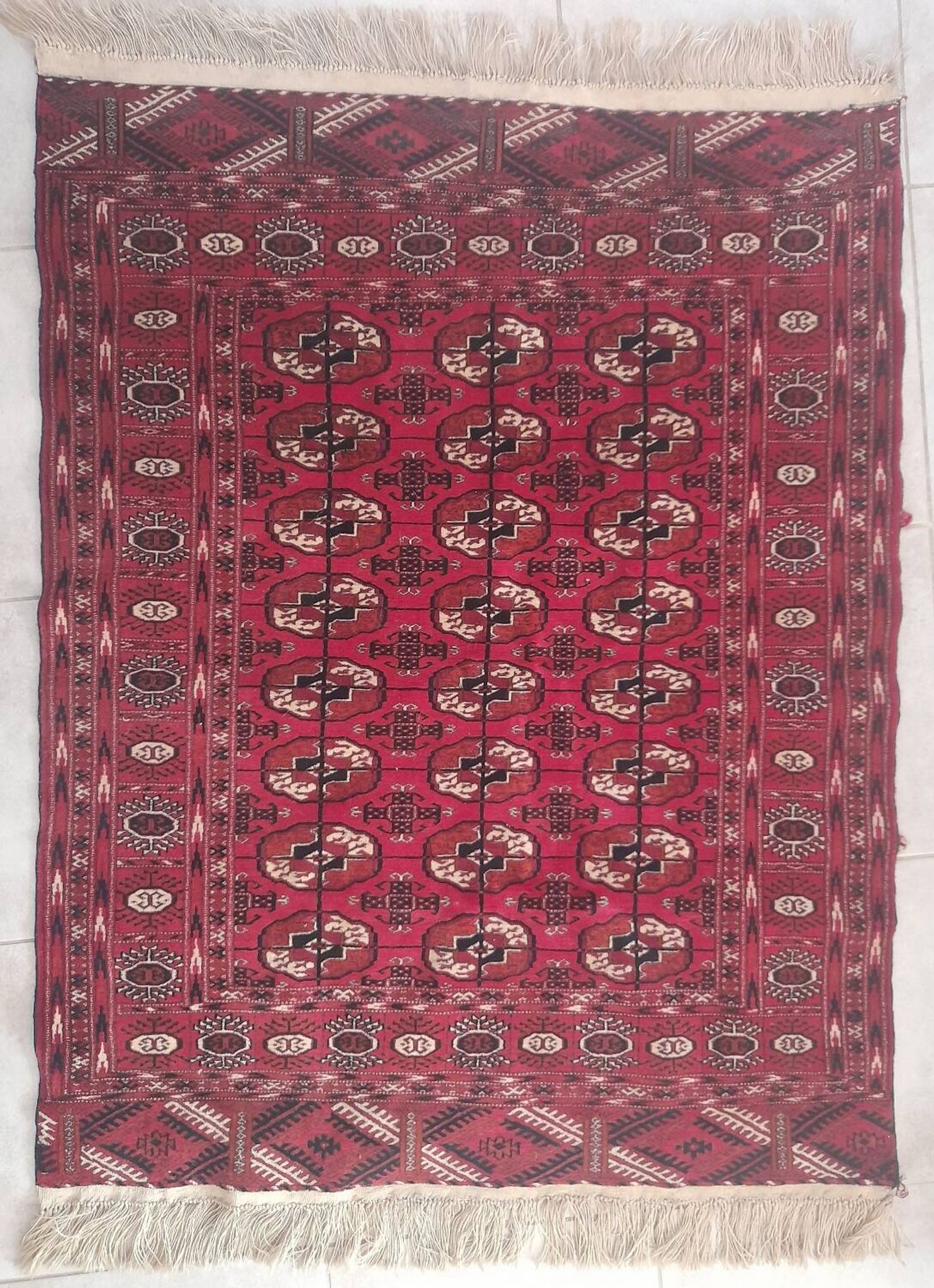 Tapis Boukhara 163x114 cm noué main