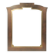 Miroir graphique de Belgo Chrome, Belgique, années 1980.