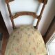 Carved wood-lined chair