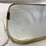 Vintage free-form mirror - 50x25cm