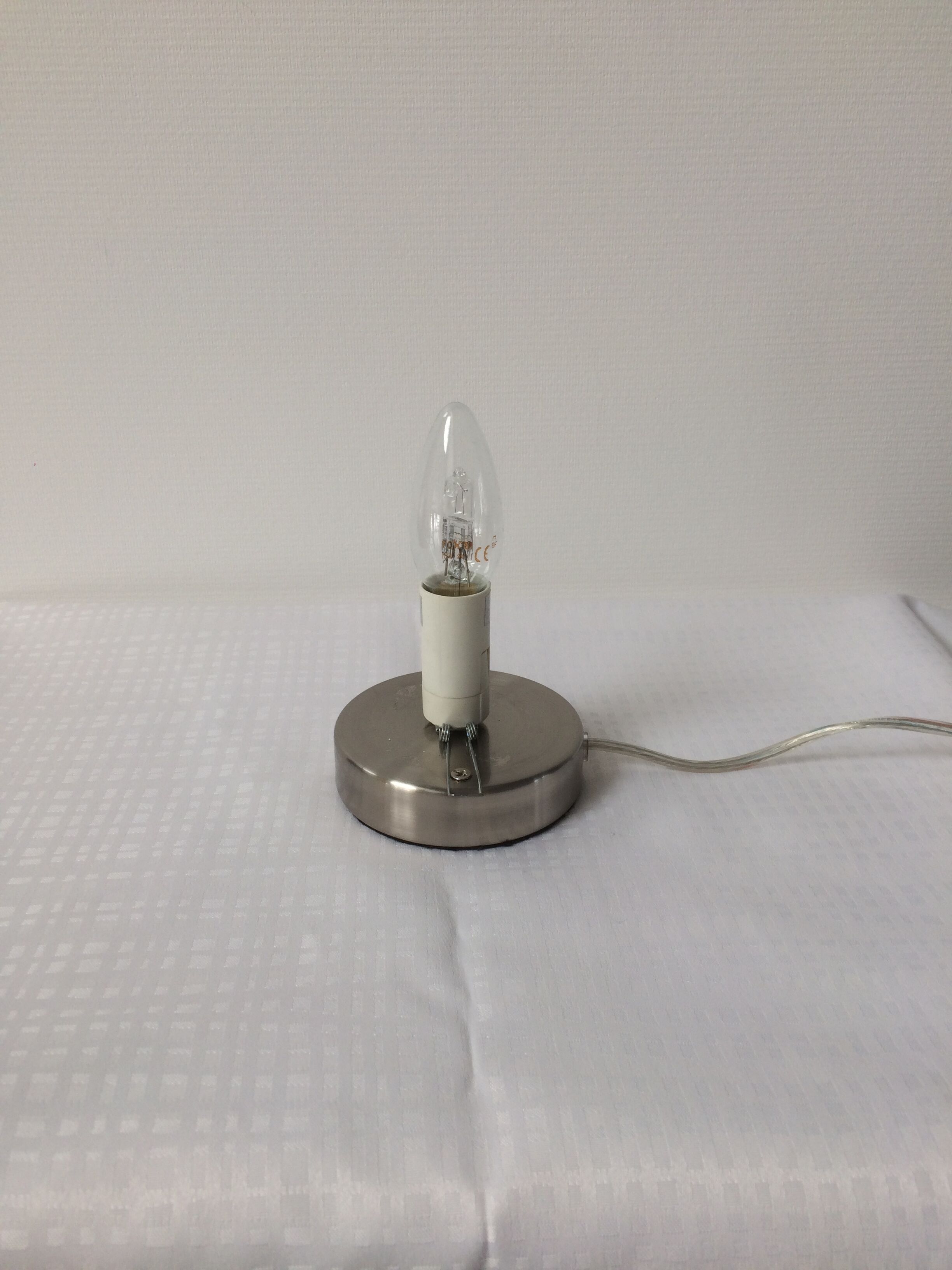 Lamp in black glass from the 1960s