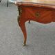 bureau plat ancien en marqueterie style louis xv