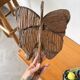Set of 2 butterfly wall decorations sculptures 1900