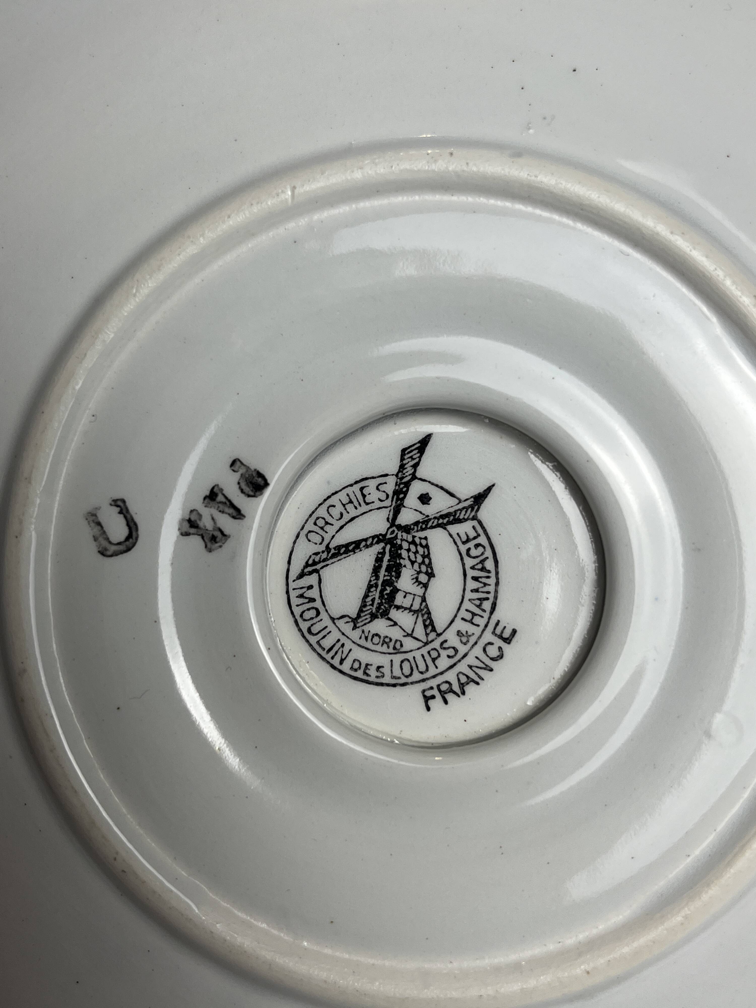 Art déco, saucière motifs géométriques Orchies vers 1930