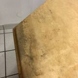 Octagonal Travertine Dining Table Circa 1980