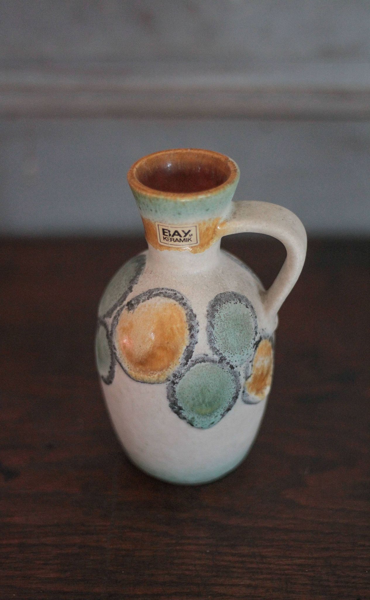Vase céramique West Germany Bay Keramik, collection, 60's