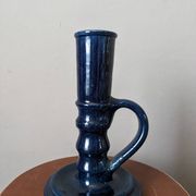 Bougeoir à main en céramique artisanale