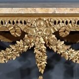 Console Table in Golden Wood, Louis XVI style – 2nd part 19th century