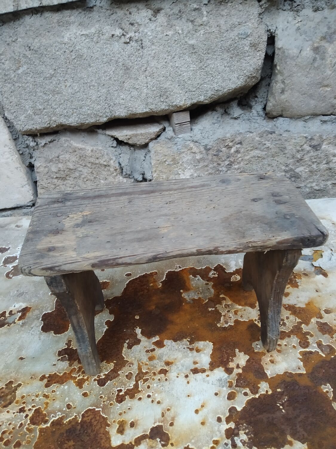Wooden stool