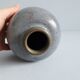Vase in blau braun, Mid Century Keramik, bauchige Blumenvase