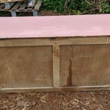 Old mint green extra cabinet for kitchen