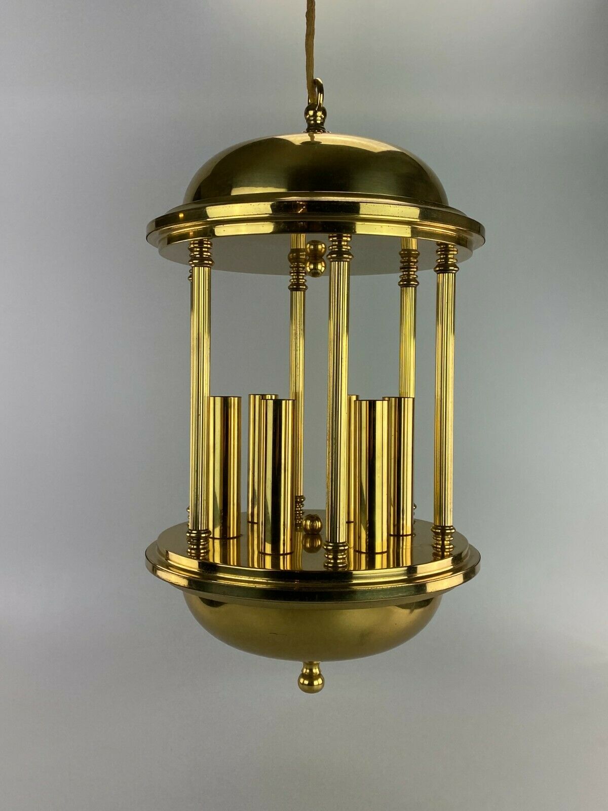 60s 70s XL lamp light ceiling lamp hanging lamp design brass 60s 70s