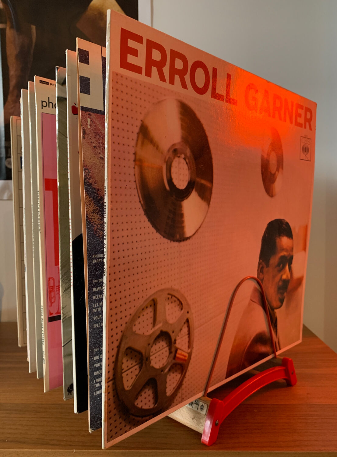 Vintage vinyl holder Plattofix, 60 ́s