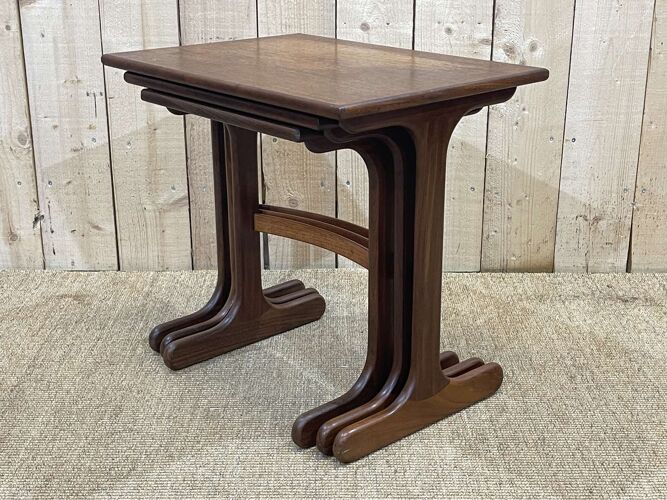 Teak trundle table from the 70s