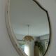 Weathered wooden mirror