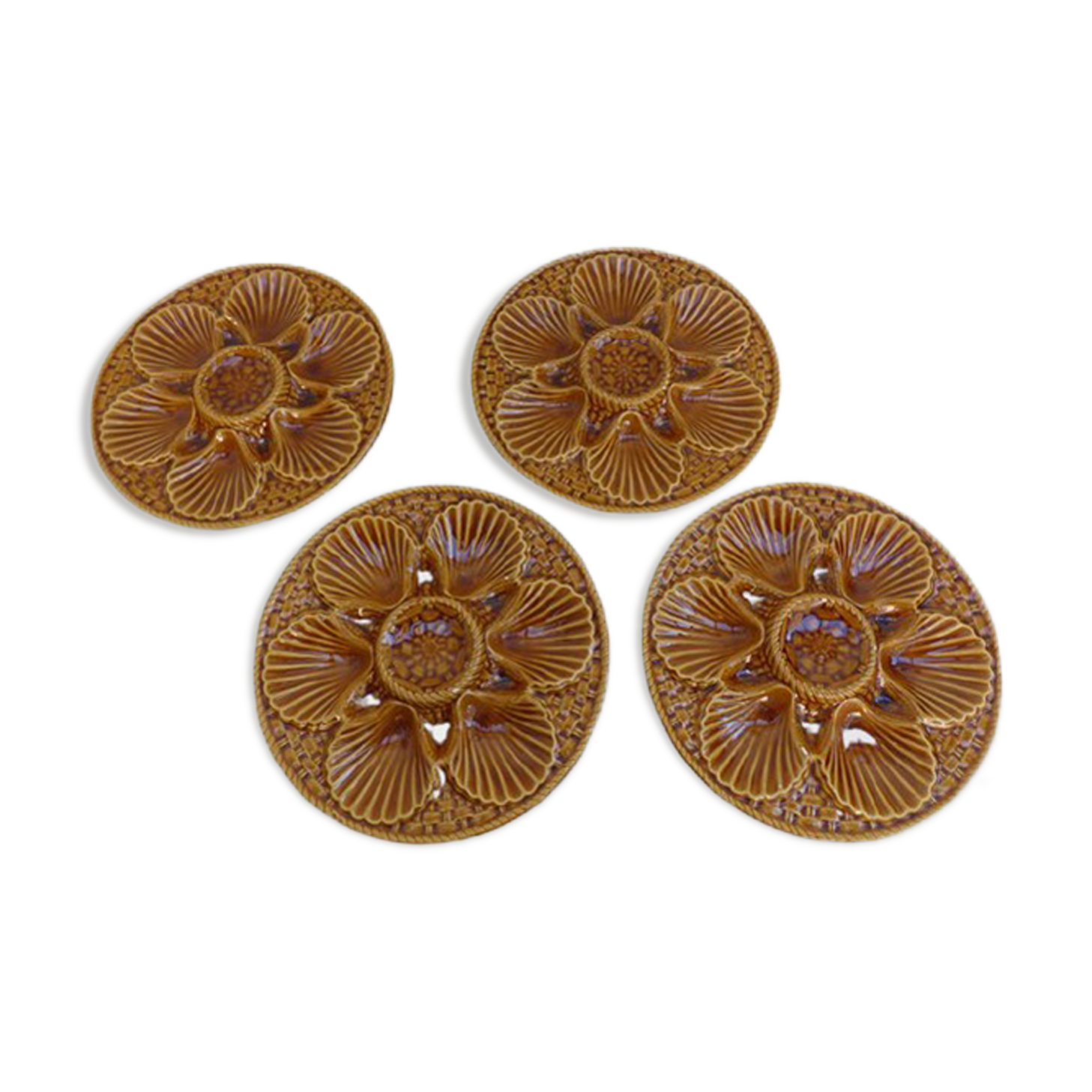 Oyster plates Longchamp slurry