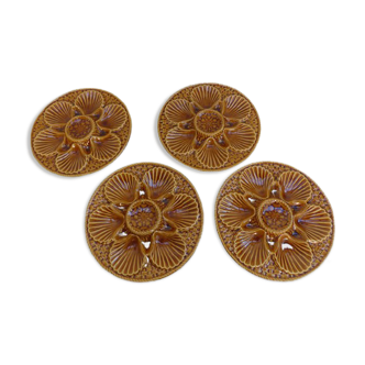 Oyster plates Longchamp slurry