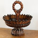 Coupe à fruits en bois sculpté