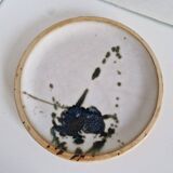 Set of 2 pottery plates from La Colombe, Vallauris