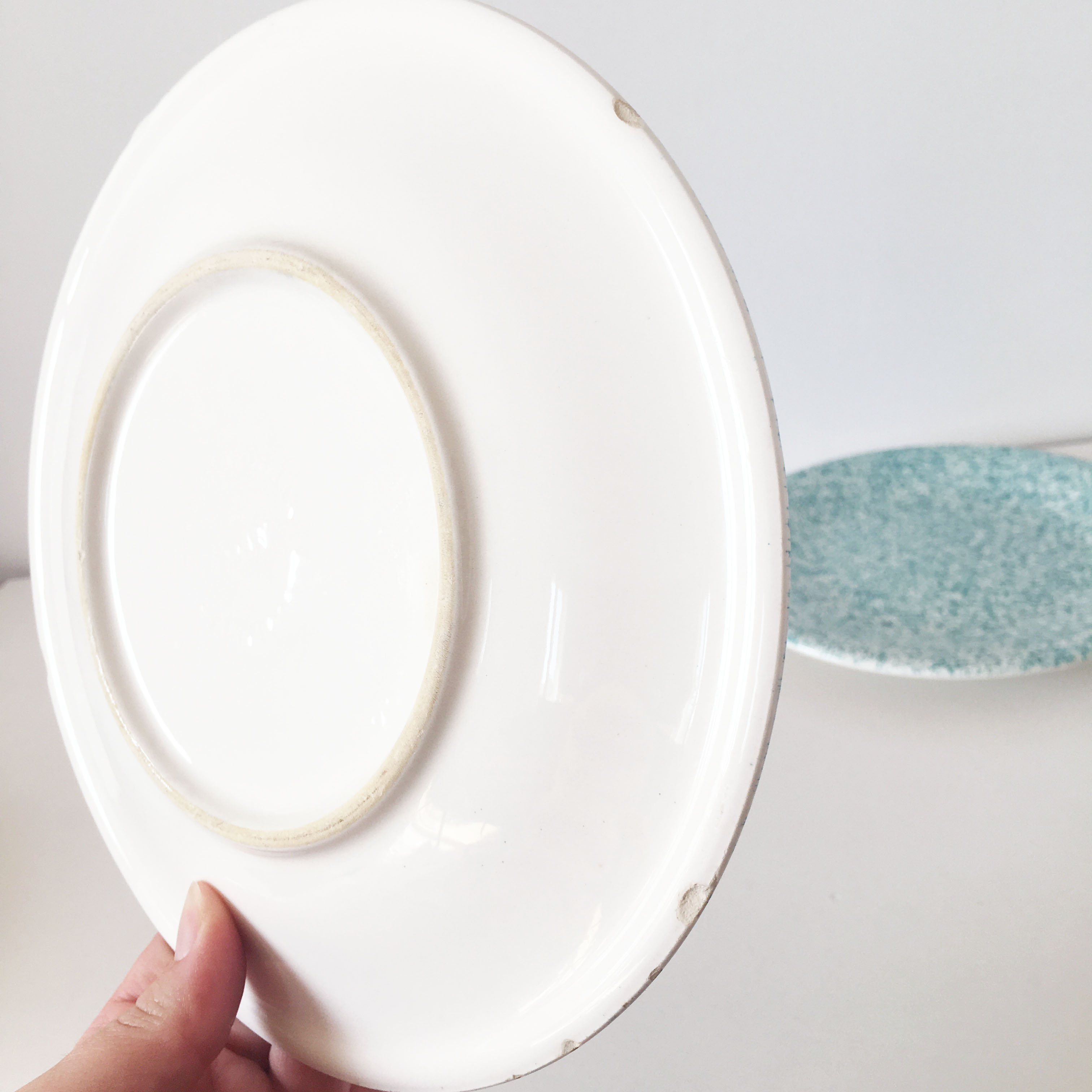 Set of 5 Italian plates Ceramica Dalia Castelforte