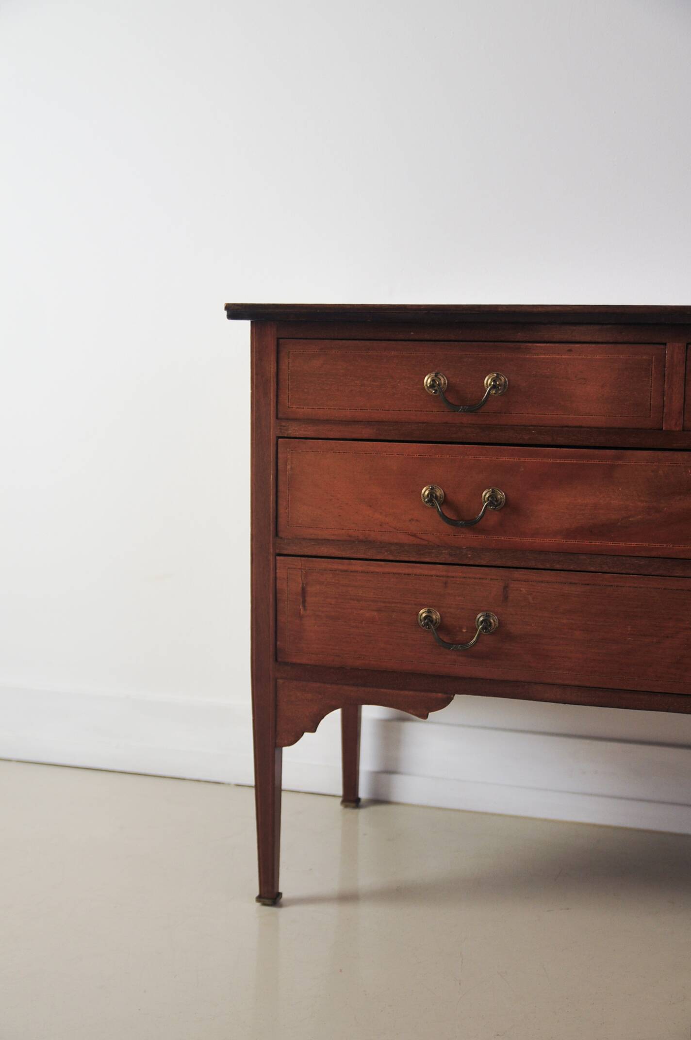 Mahogany chest of drawers 1950s