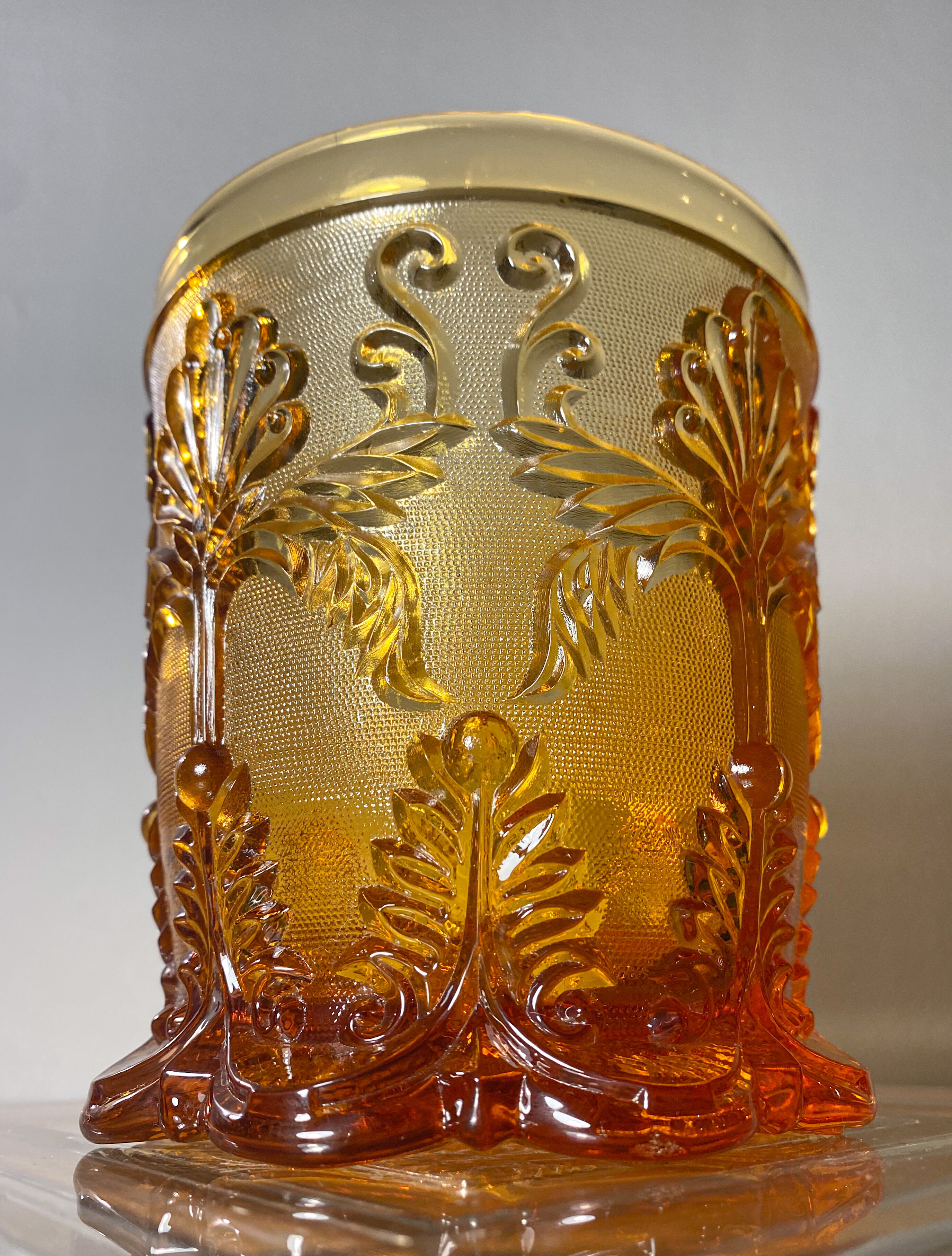 Vase Saint Louis Creusot M.Sablée Rocaille