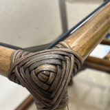 Bamboo bar trolley from the 70s